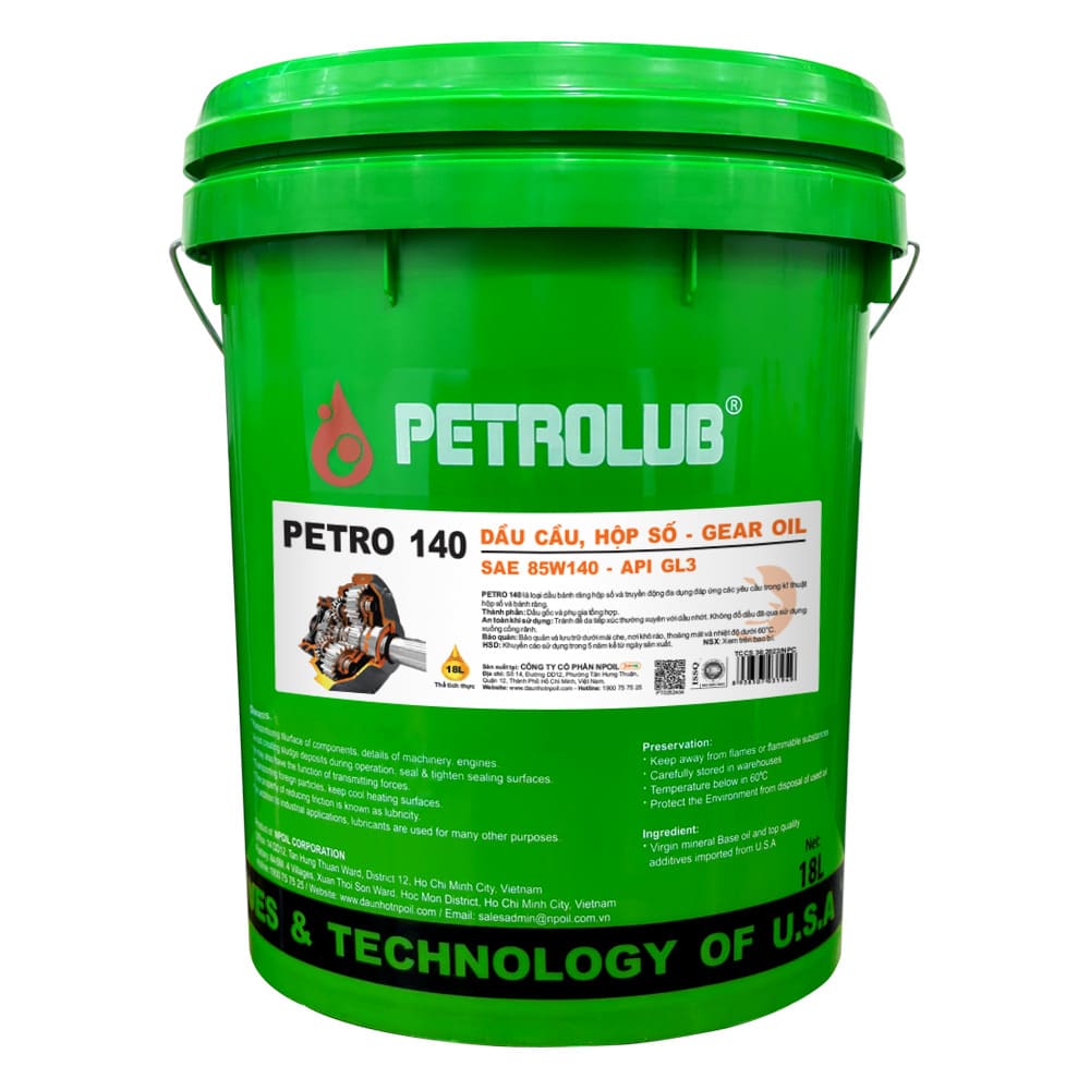 Dầu cầu, dầu hộp số PETRO 140
