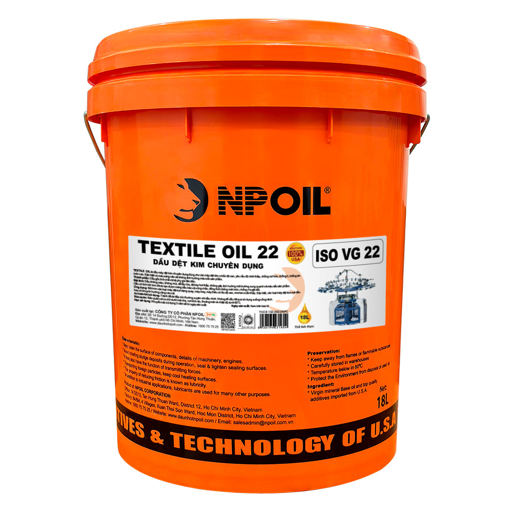 Dầu dệt kim NP TEXTILE OIL 22