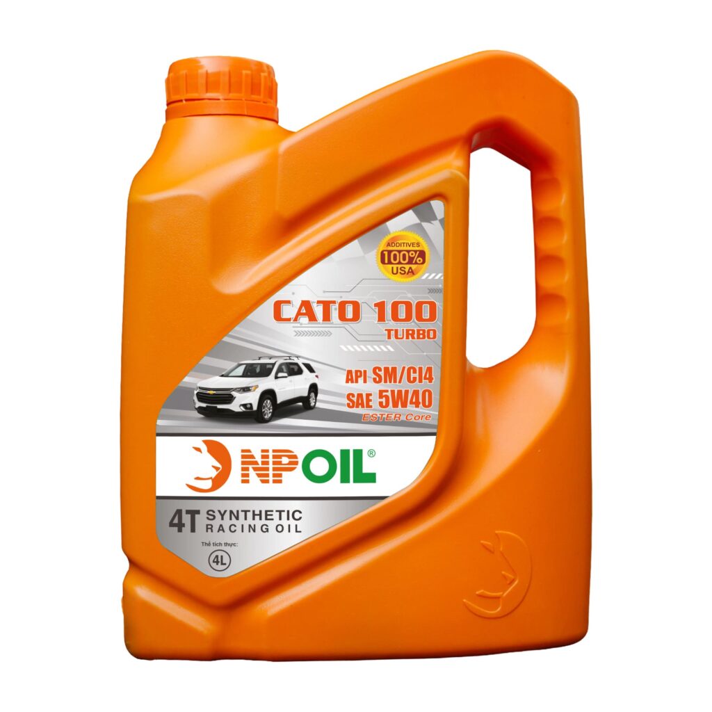 Dầu động cơ ô tô cao cấp CATO 100 TURBO 5W40