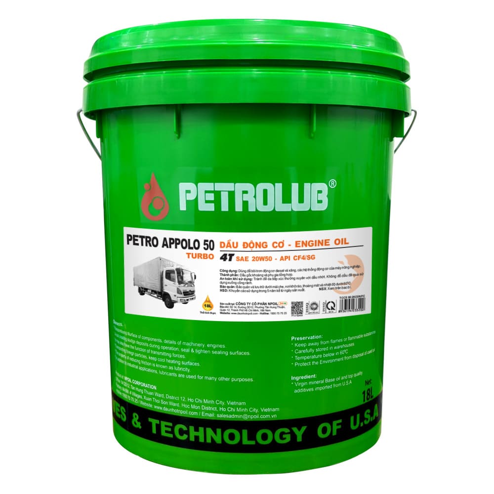 Dầu động cơ PETRO APPOLO 50 TURBO