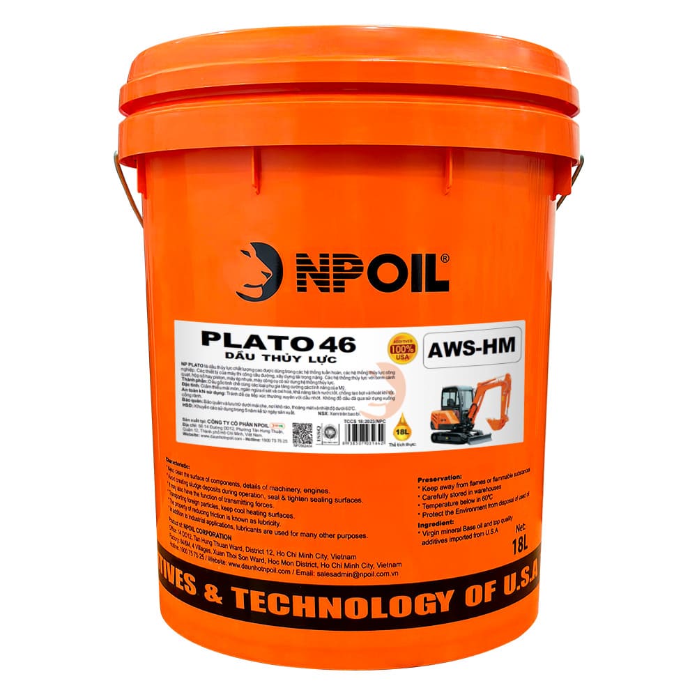Dầu thủy lực NP PLATO 46 HM