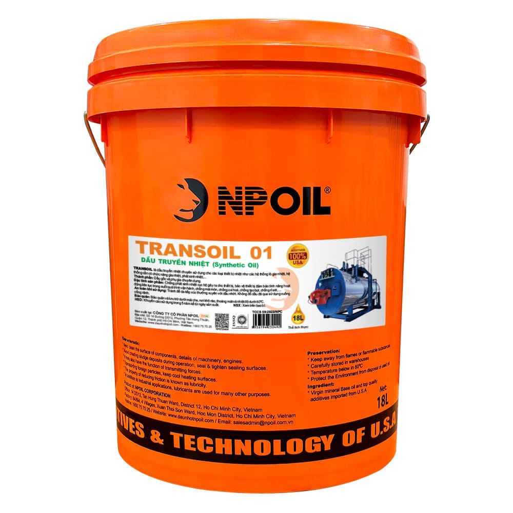 Dầu truyền nhiệt NP TRANSOIL 01 (Synthetic Oil)