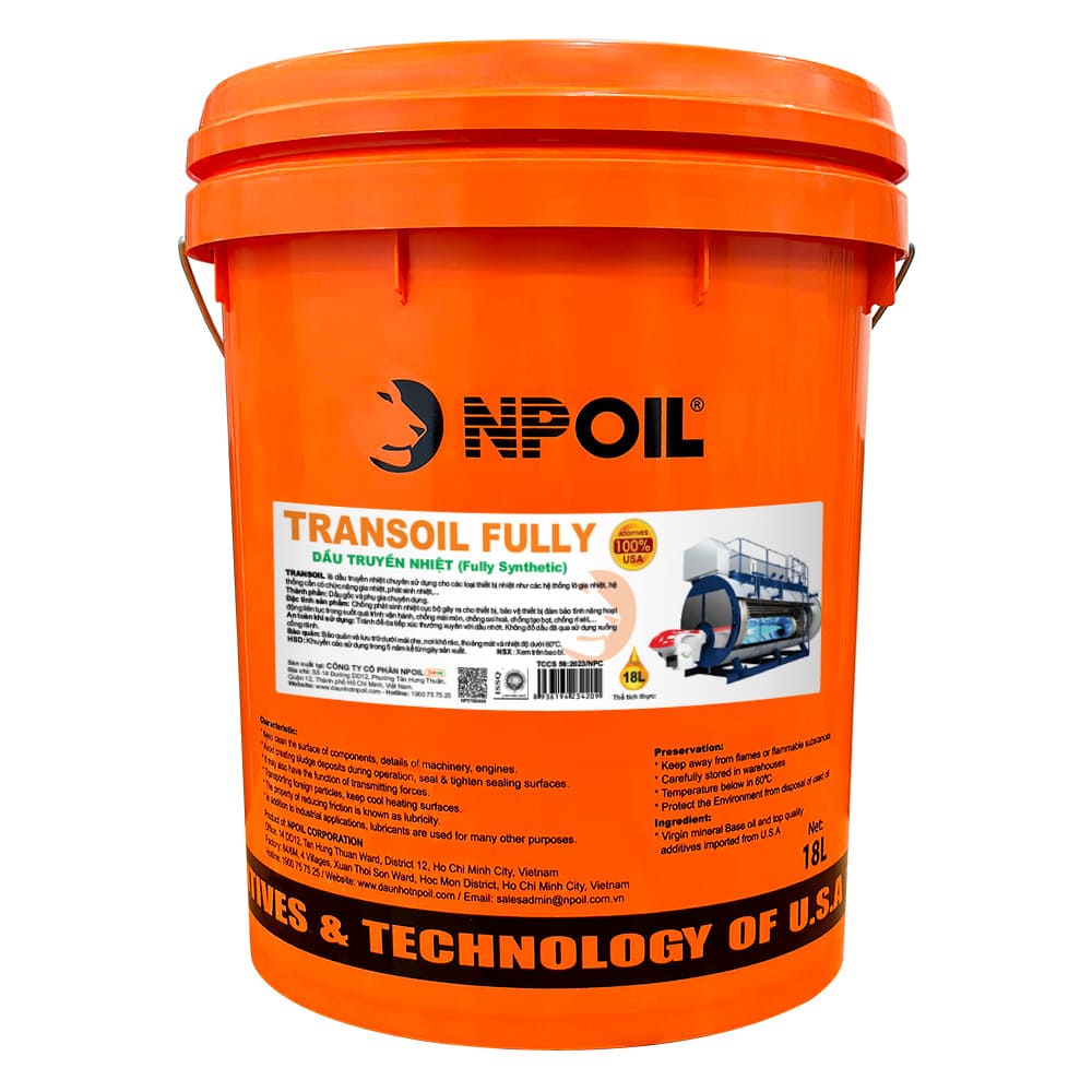 Dầu truyền nhiệt NP TRANSOIL 01 Fully Synthetic