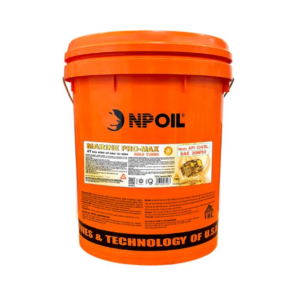 Dầu động cơ tải tàu MARINE PROMAX GOLD TURBO 20W50