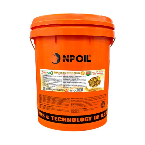 Dầu động cơ tải tàu MARINE PROMAX TURBO PRO+ 15W40