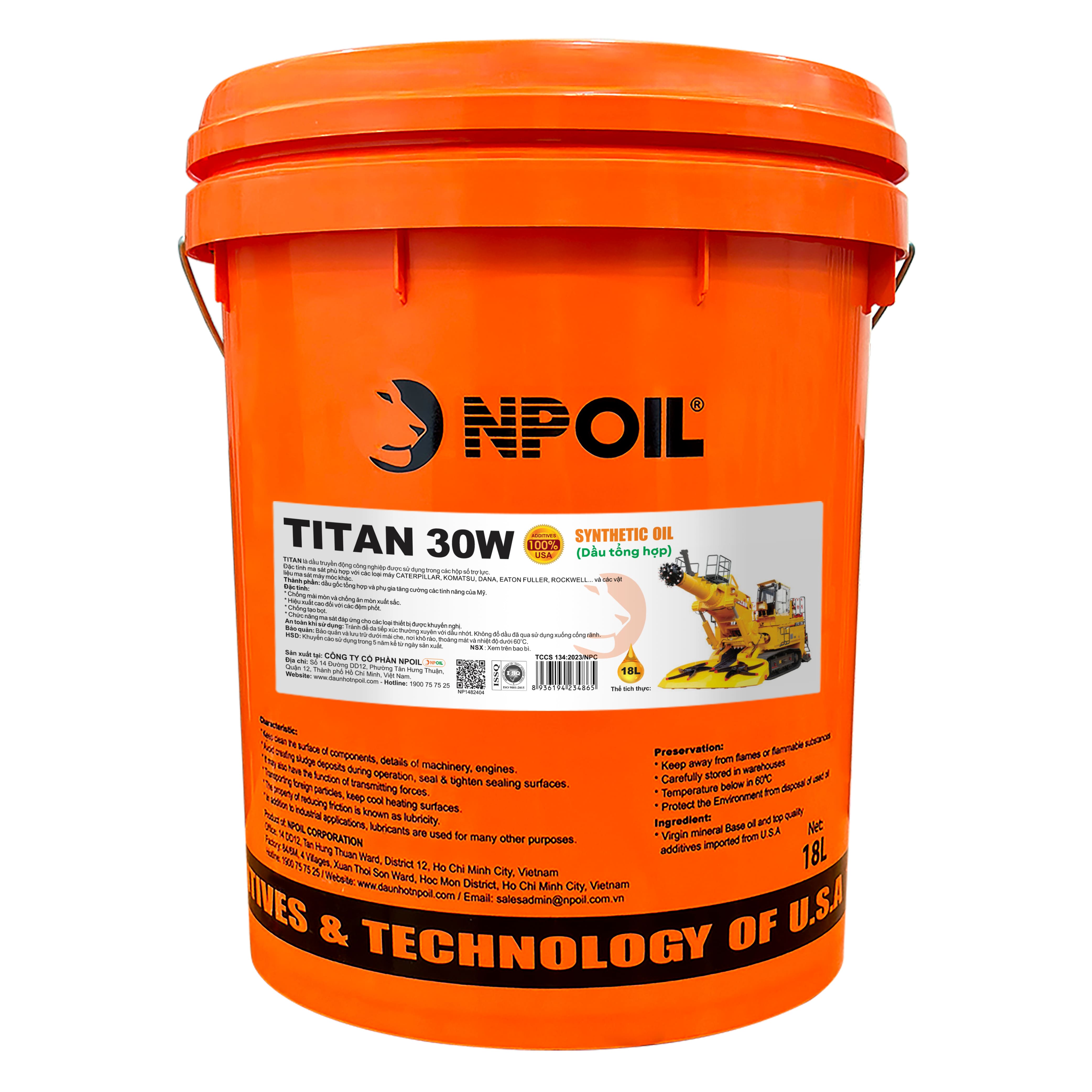 Dầu truyền động NP TITAN 30W